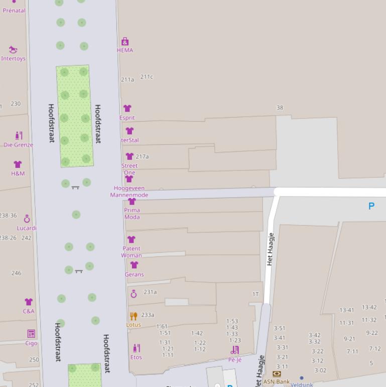 Kaart van  Schepersgang.