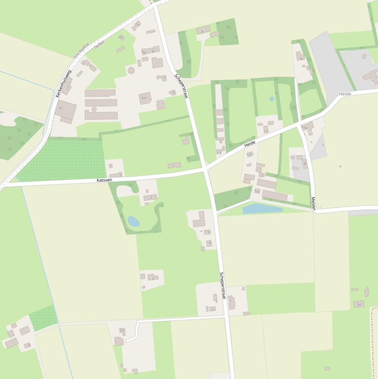 Kaart van de Scheperstraat.