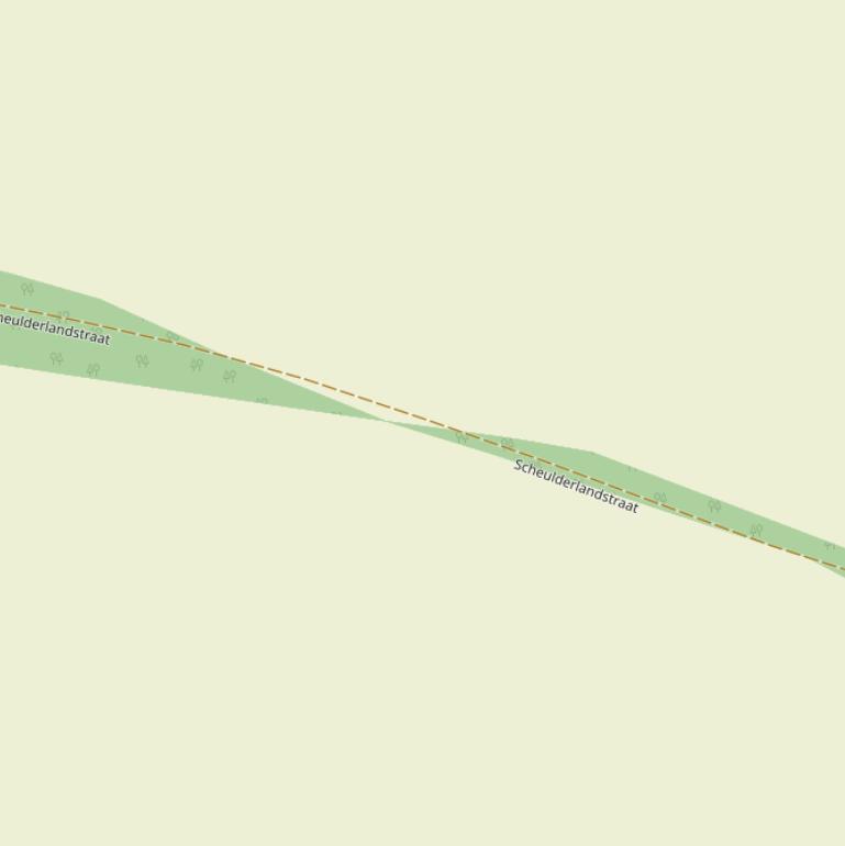 Kaart van de Scheulderlandstraat.