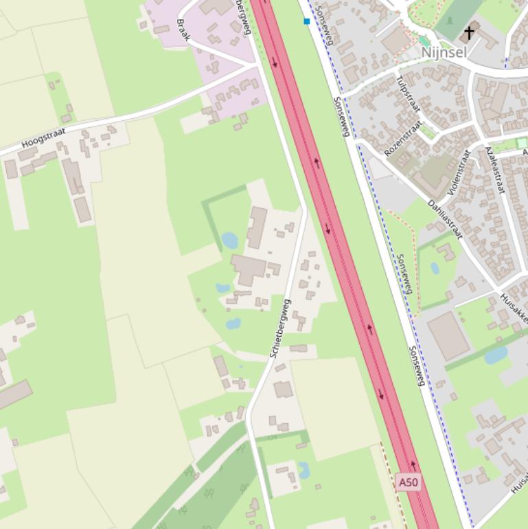 Kaart van de Schietbergweg.