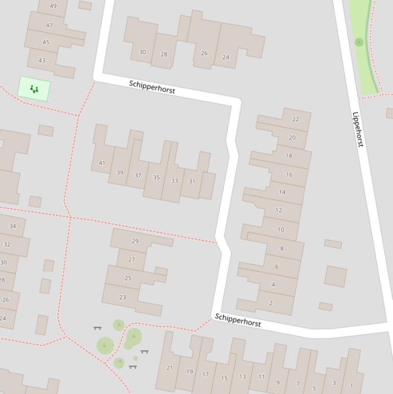 Kaart van  Schipperhorst.