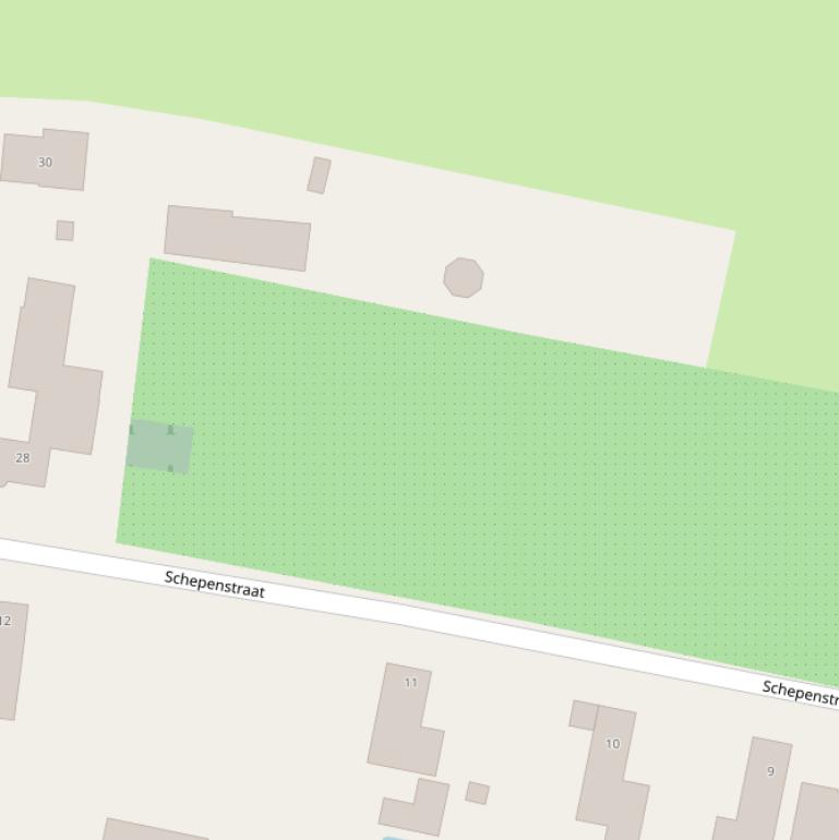 Kaart van de Schippershof.