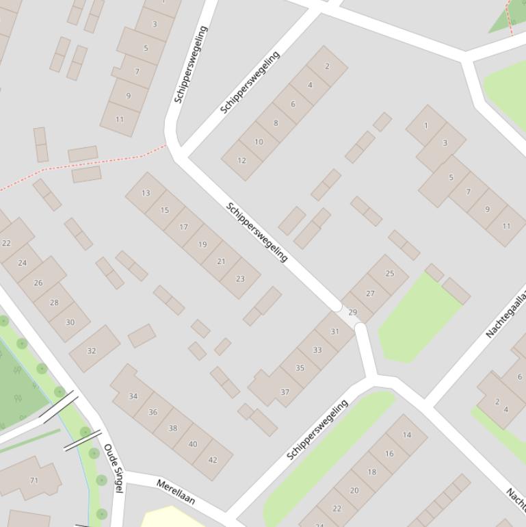 Kaart van  Schipperswegeling.