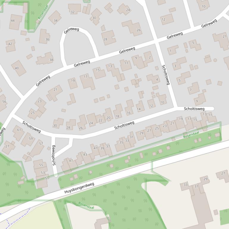 Kaart van de Scholtisweg.
