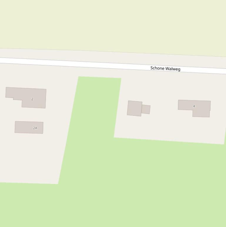 Kaart van de Schone Walweg.