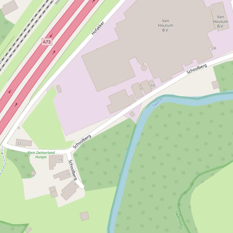 Kaart van  Schoolberg.