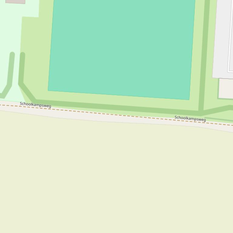 Kaart van de Schoolkampsweg.