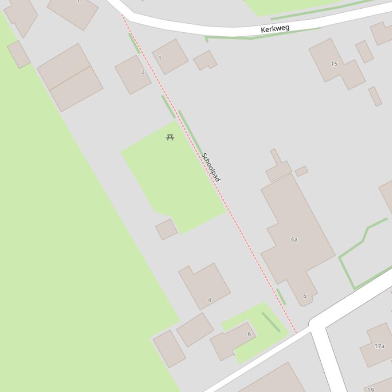 Kaart van het Schoolpad.