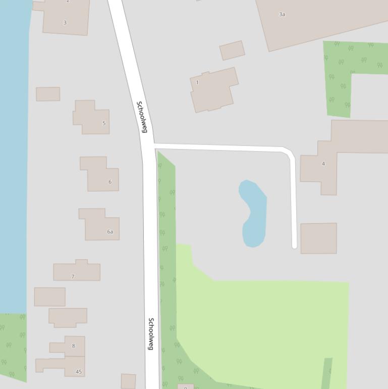 Kaart van de Schoolweg.