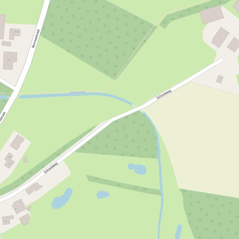 Kaart van de Schoolweg.