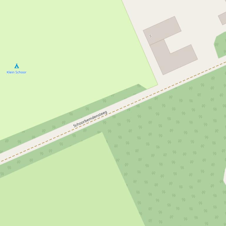 Kaart van de Schoorbemdensteeg.