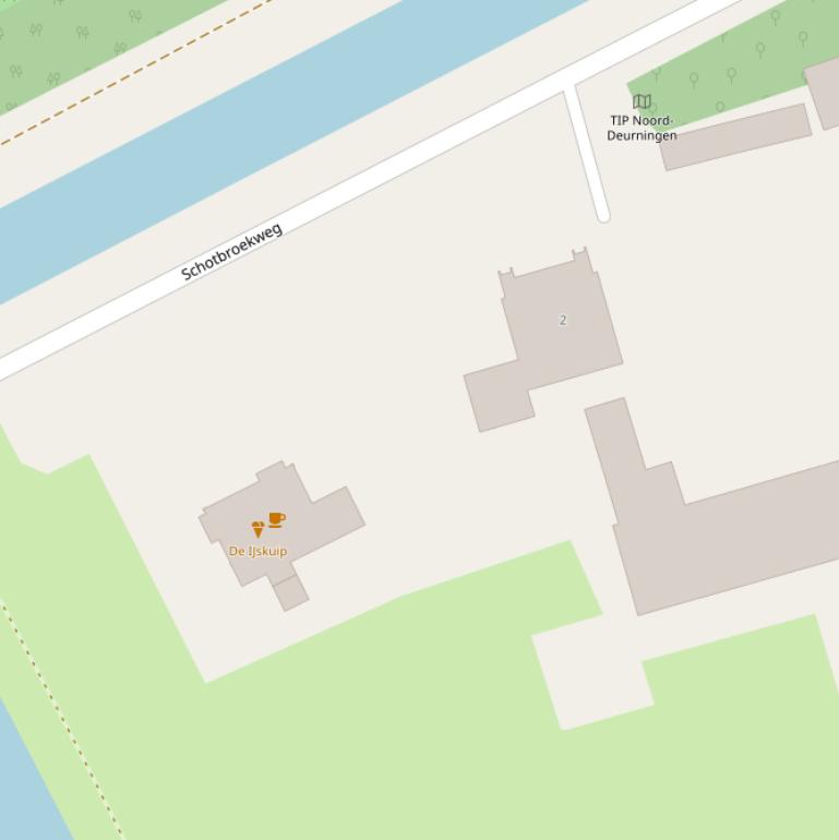 Kaart van de Schotbroekweg.