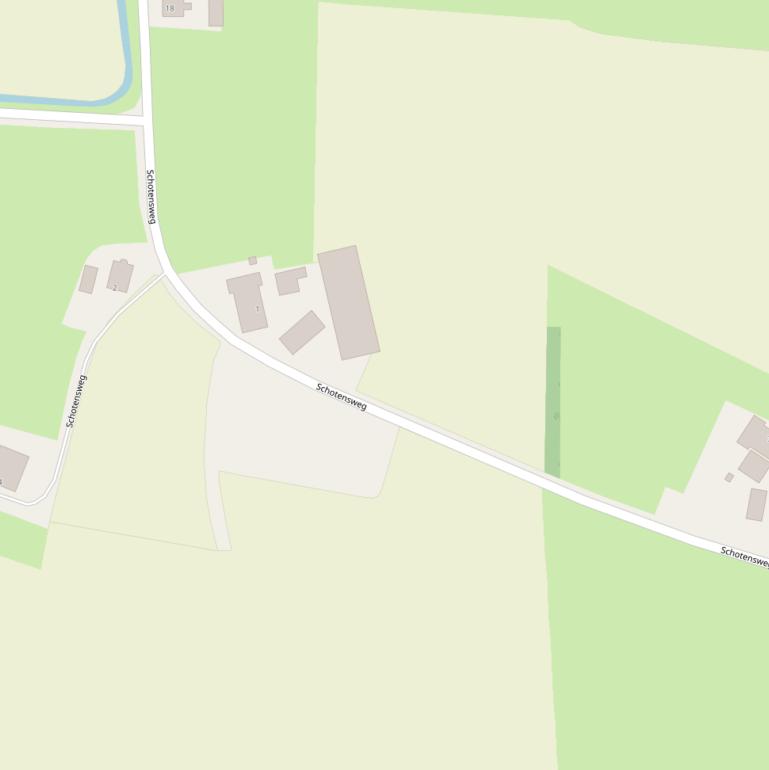 Kaart van de Schotensweg.