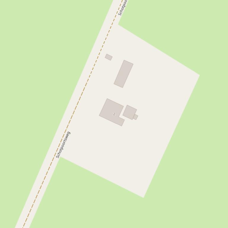 Kaart van de Schotpoortsweg.