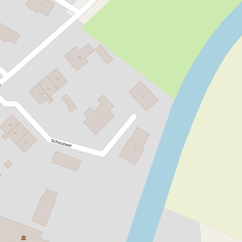 Kaart van  Schoutwei.
