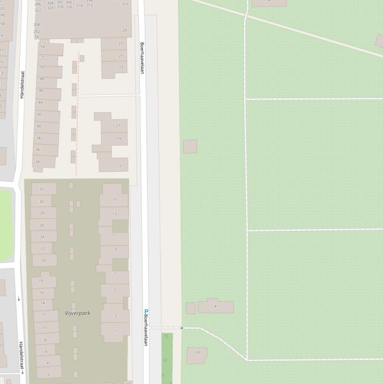 Kaart van de Schubertstraat.