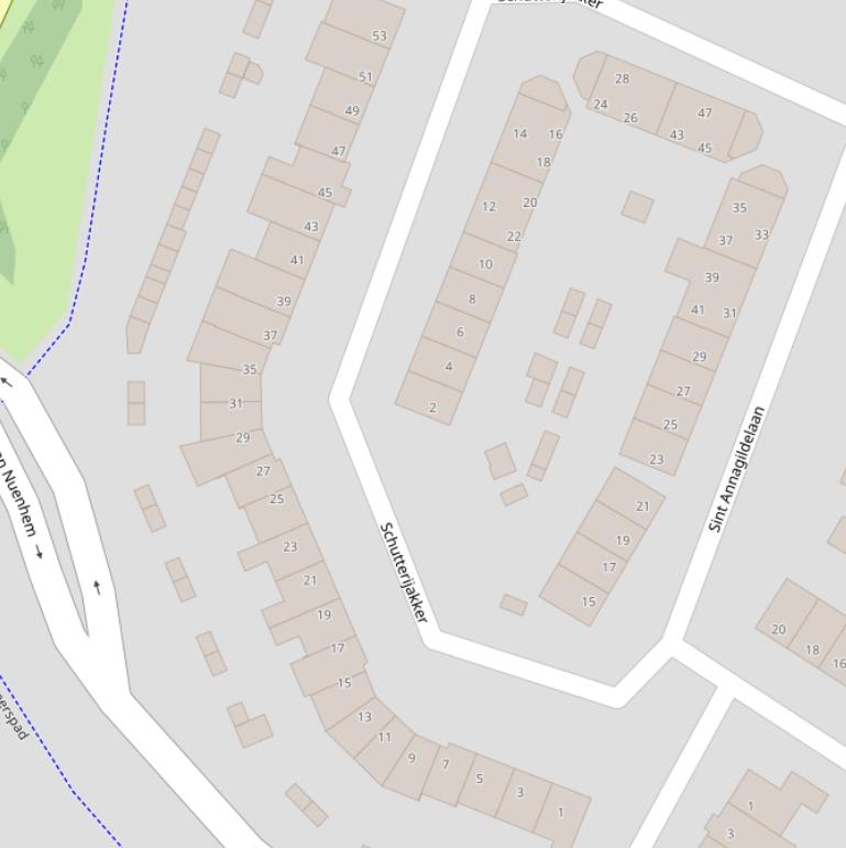 Kaart van  Schutterijakker.