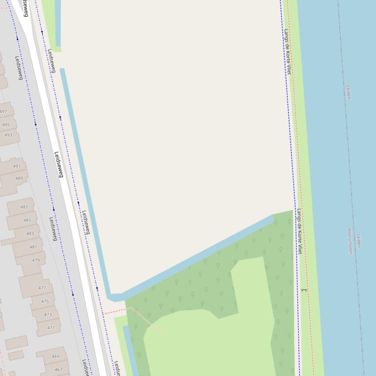 Kaart van de Segaarlaan.