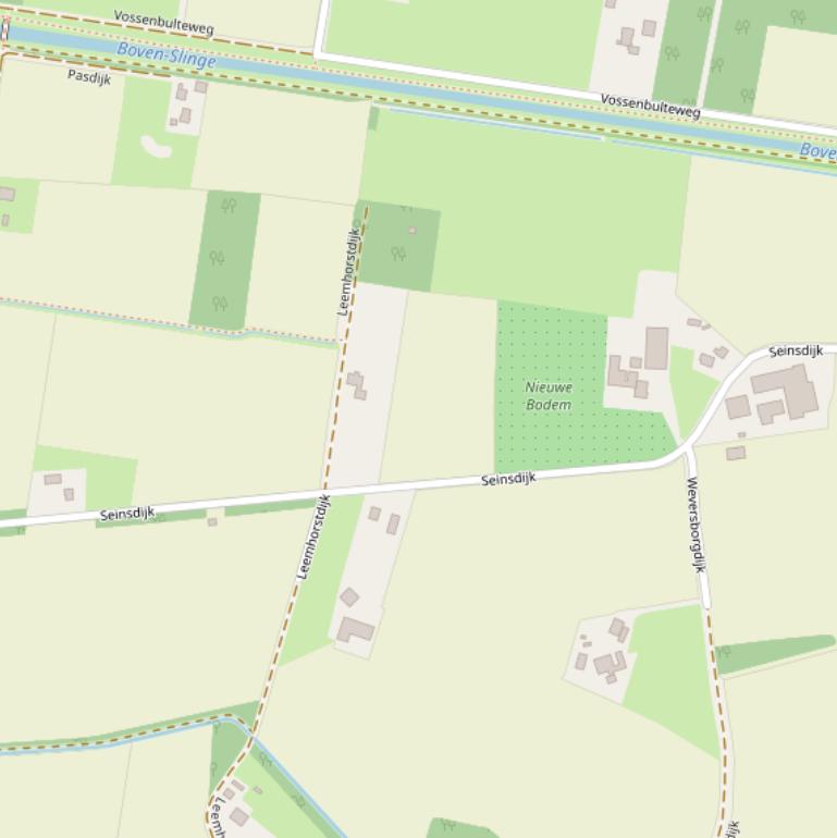 Kaart van de Seinsdijk.