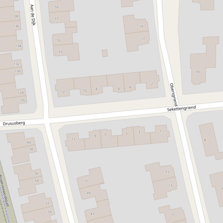 Kaart van  Sekettengriend.