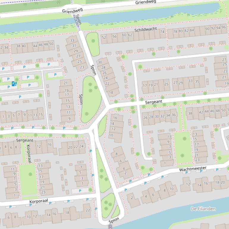 Kaart van  Sergeant.