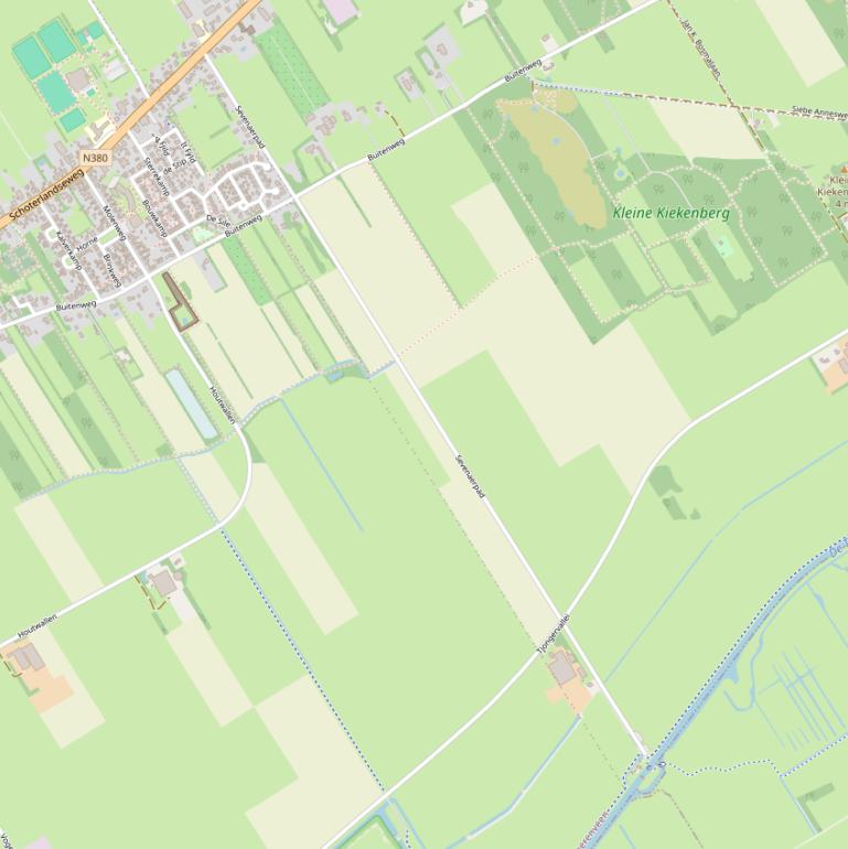 Kaart van het Sevenaerpad.