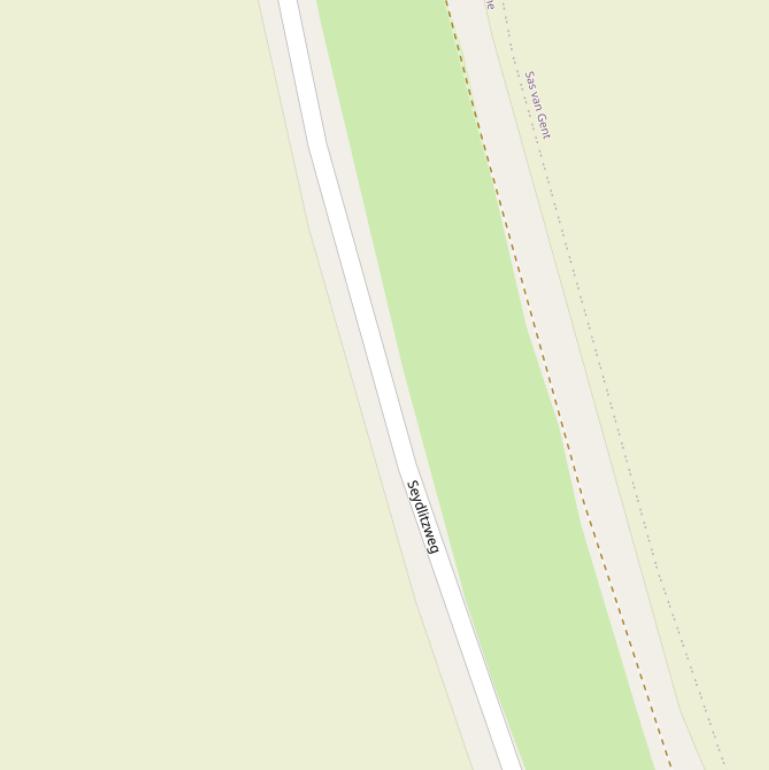 Kaart van de Seydlitzweg.