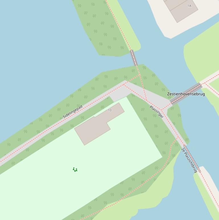 Kaart van het Sidelingepad.