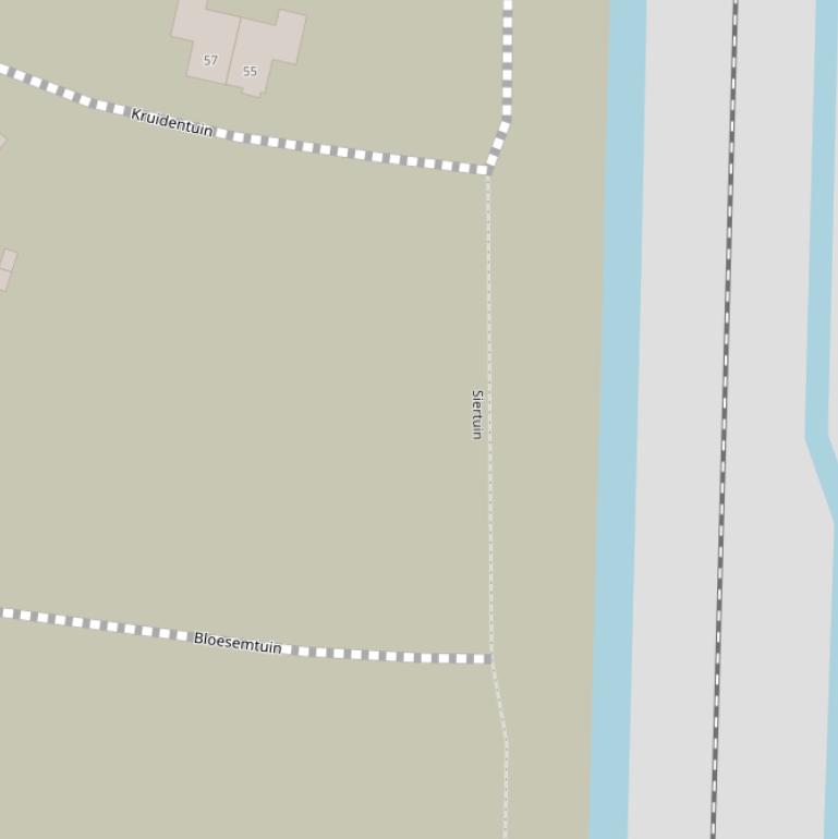 Kaart van  Siertuin.