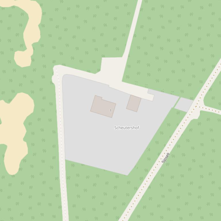 Kaart van  Sijsselt.