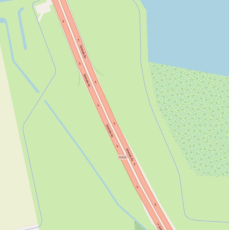 Kaart van  Sintrale As.