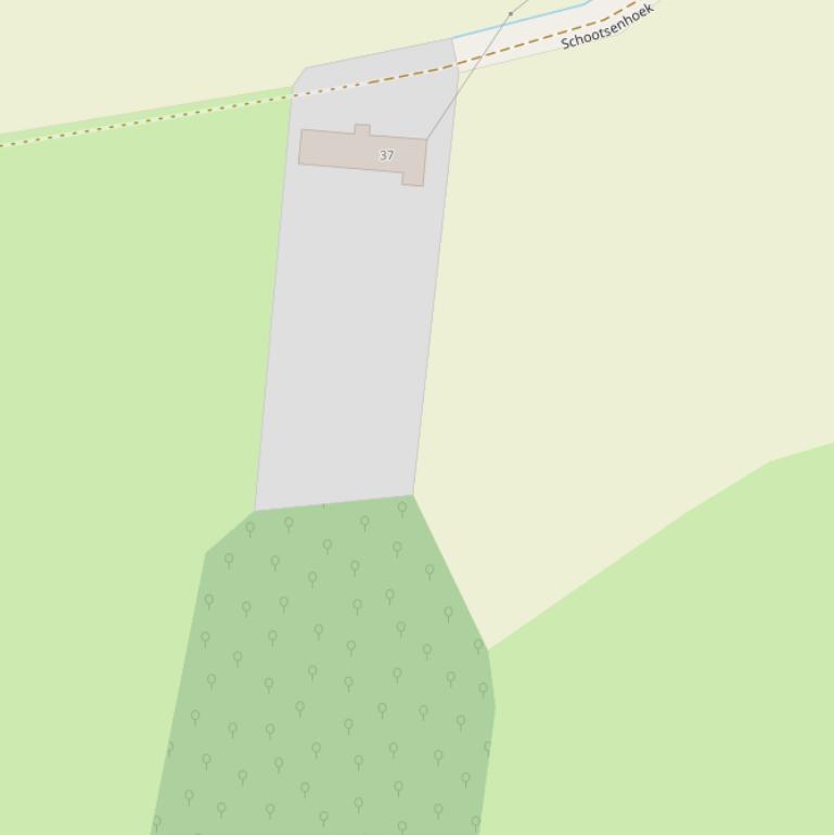 Kaart van het Sjoke-Tokepad.