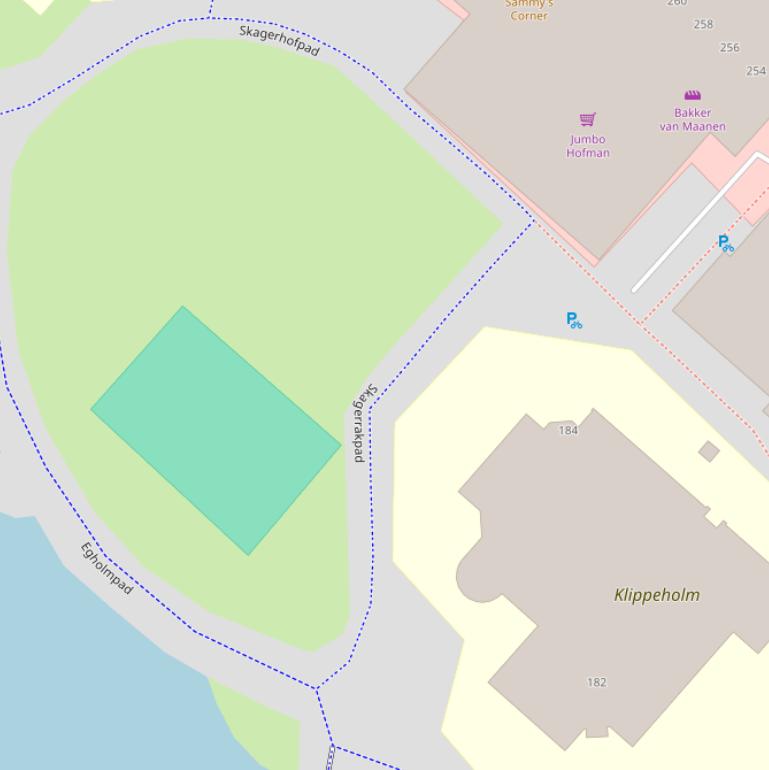 Kaart van het Skagerrakpad.