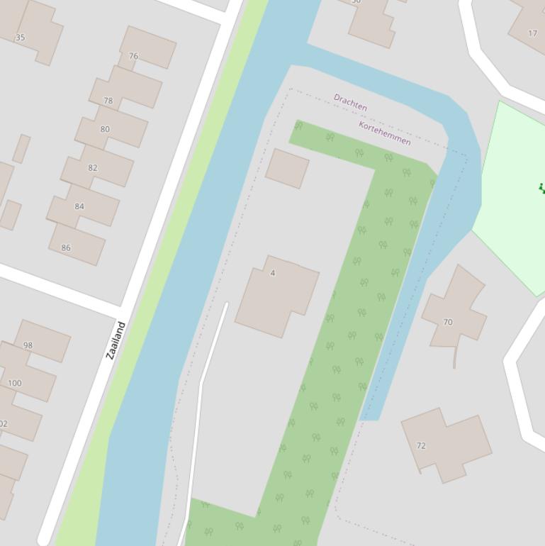 Kaart van  Skeanewei.