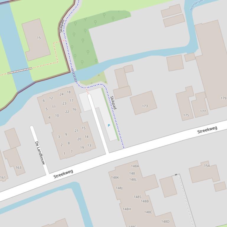 Kaart van het Skikpad.