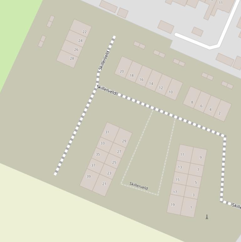 Kaart van het Skillerveld.