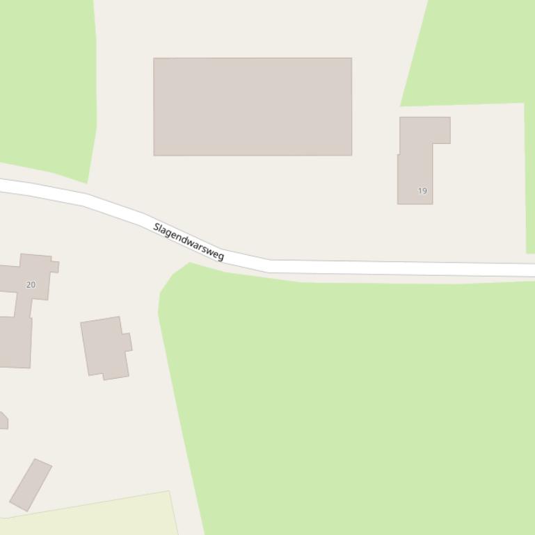 Kaart van de Slagendwarsweg.