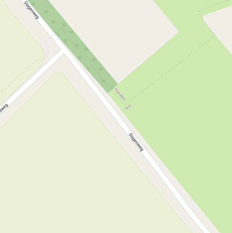 Kaart van de Slagenweg.