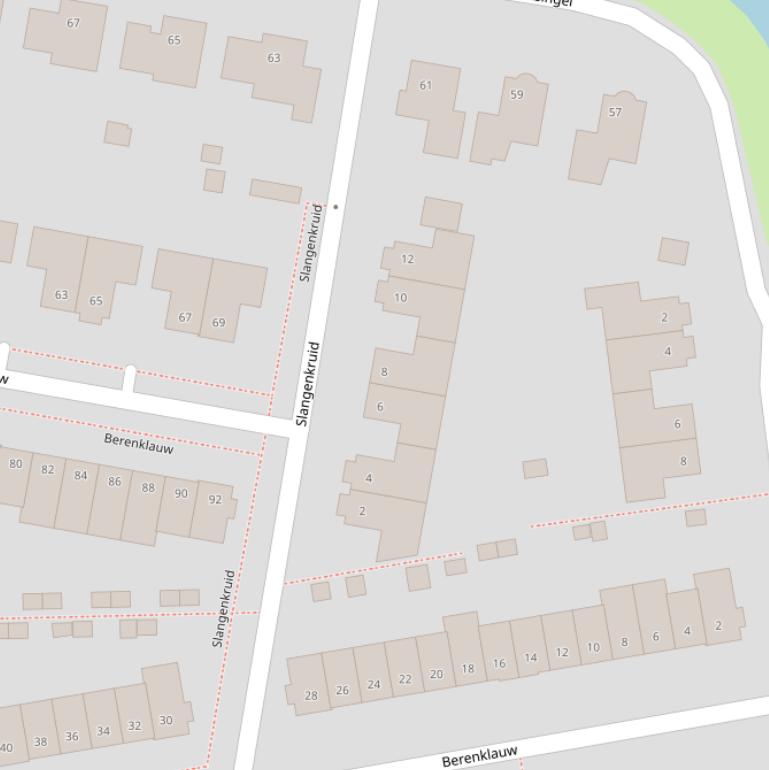 Kaart van  Slangenkruid.