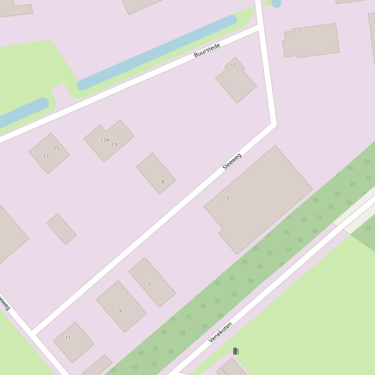 Kaart van de Sleeweg.