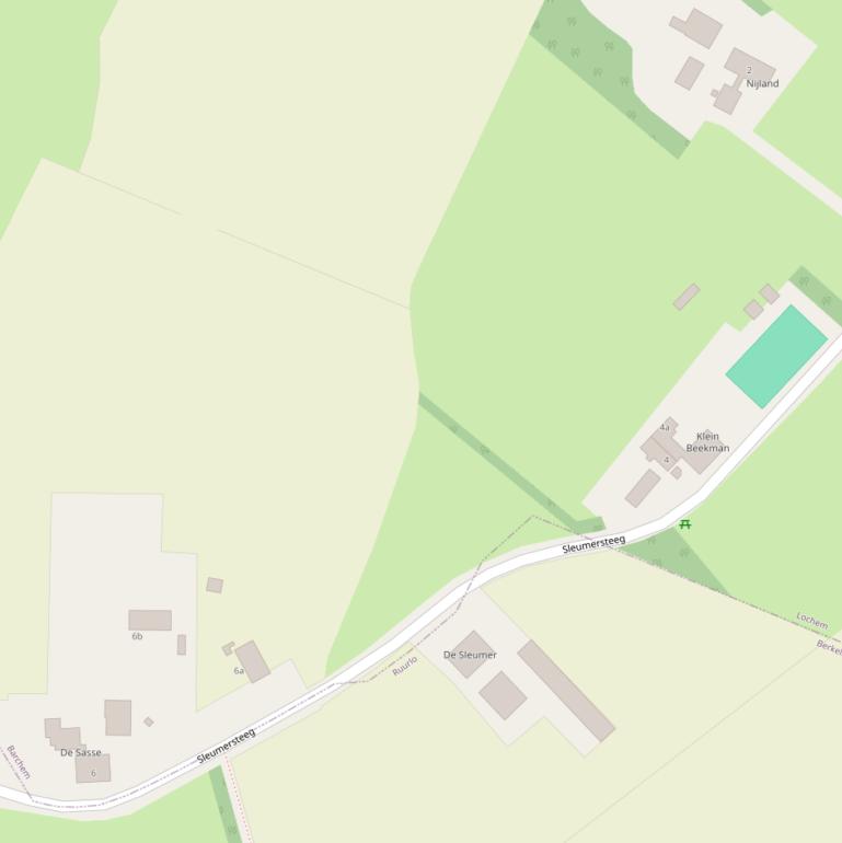 Kaart van de Sleumersteeg.