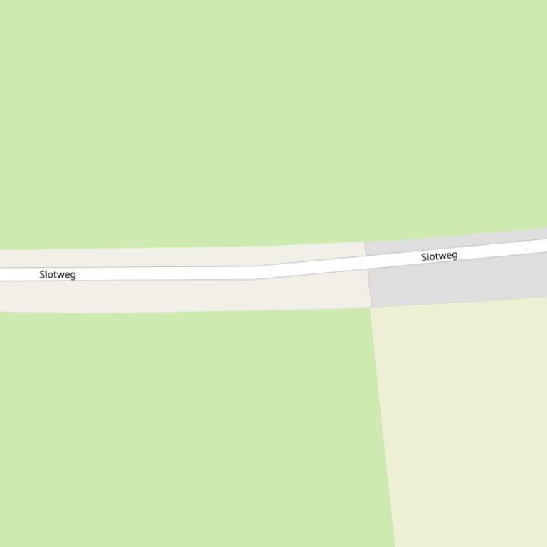 Kaart van de Slotweg.