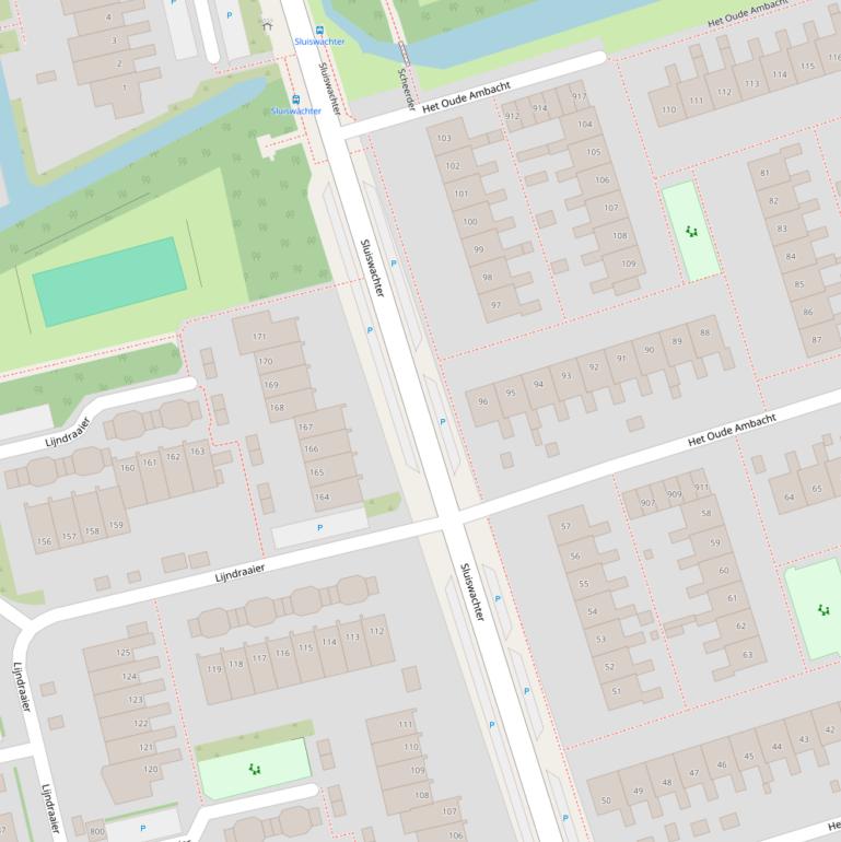 Kaart van  Sluiswachter.