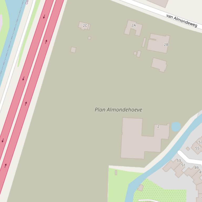 Kaart van de Sluisweide.