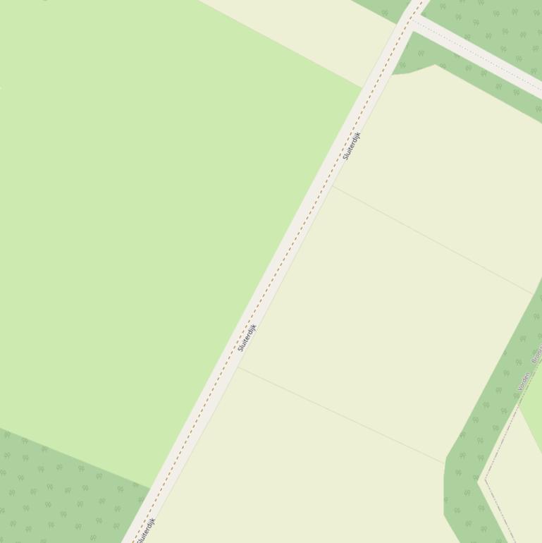 Kaart van de Sluiterdijk.