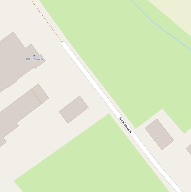 Kaart van  Smalebrook.