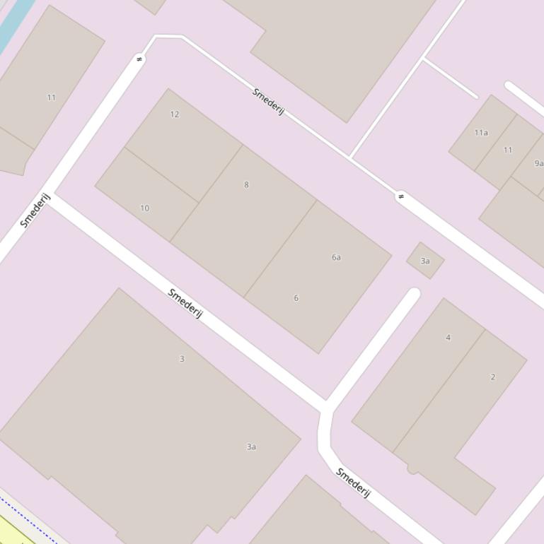 Kaart van  Smederij.