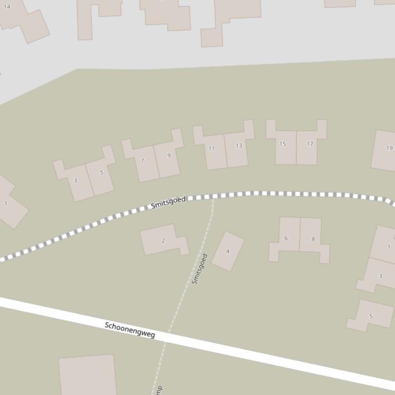 Kaart van  Smitsgoed.