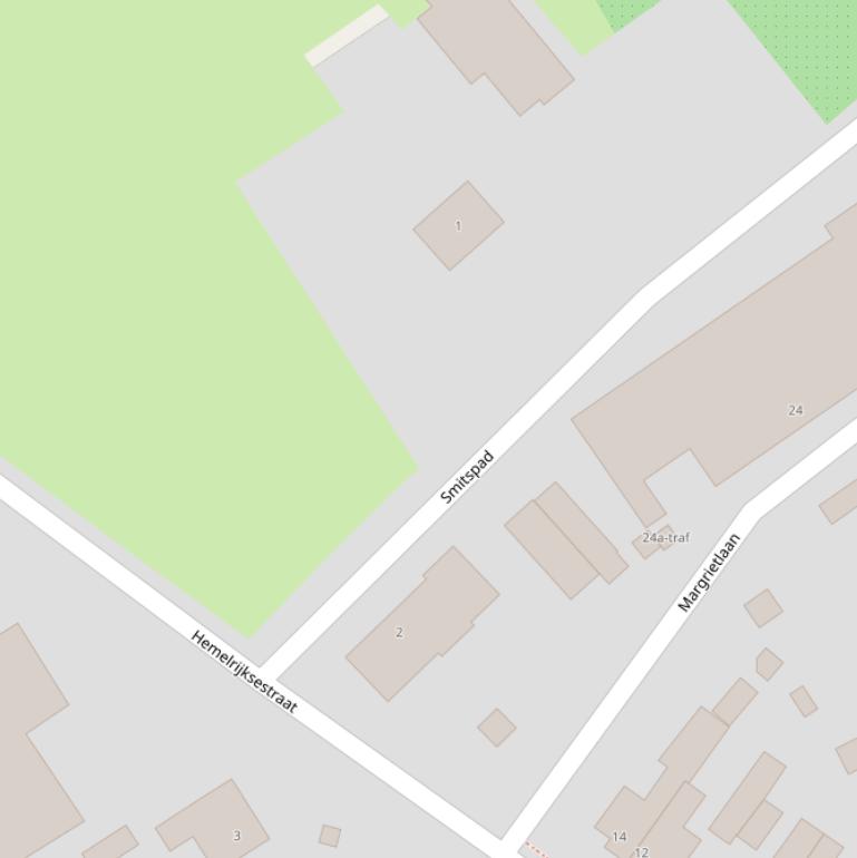 Kaart van het Smitspad.