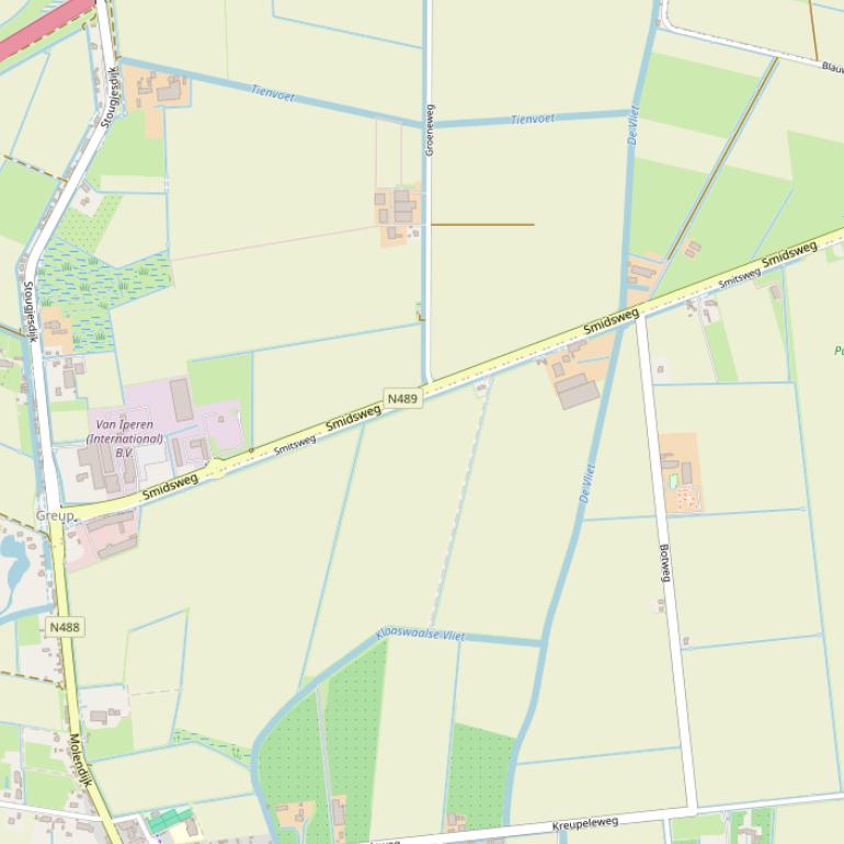 Kaart van de Smitsweg.